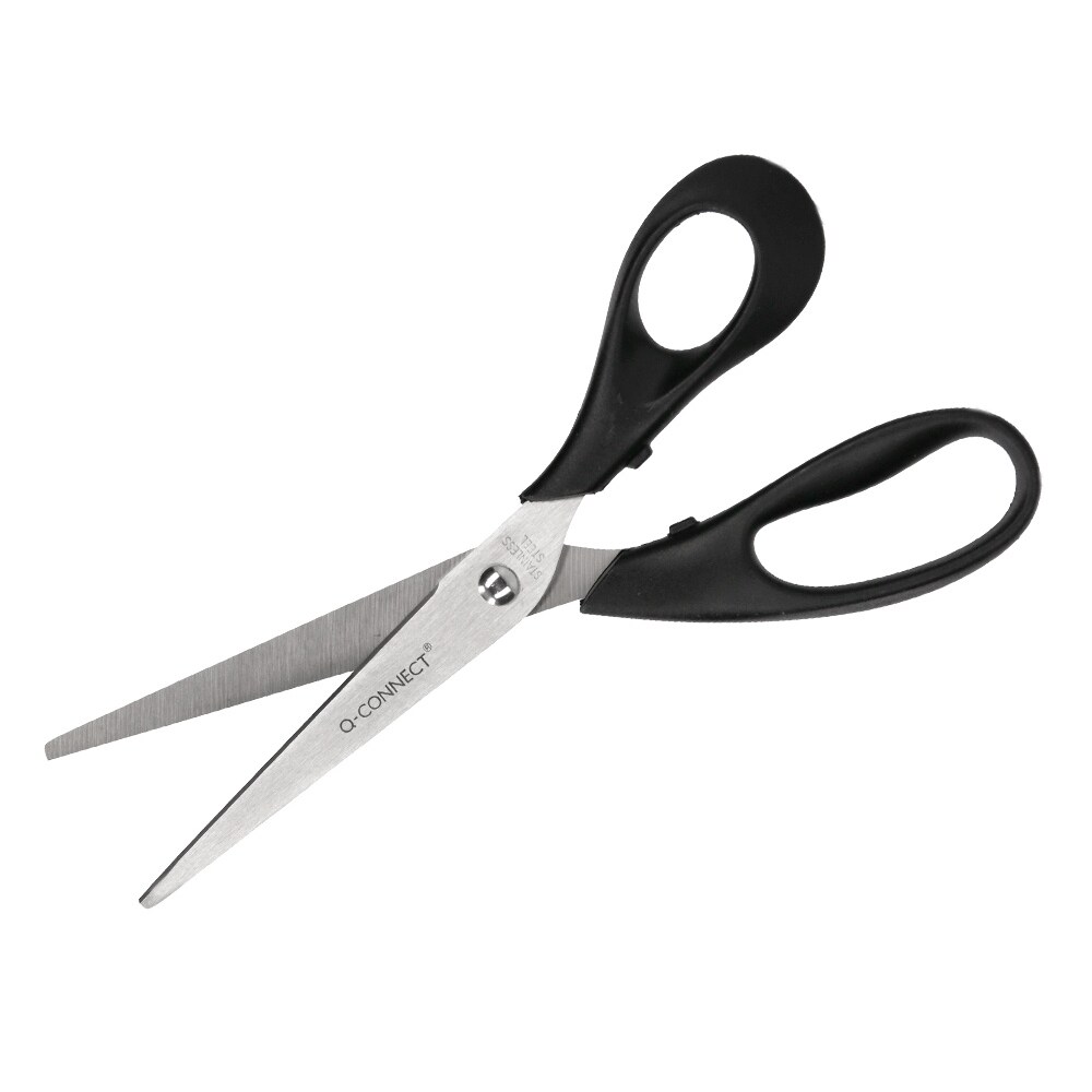 Universalschere 21cm Edelstahl mit Kunststoffgriffen schwarz