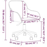 thumbnail of vidaXL Esszimmerstühle 2 Stk. Drehbar Braun Samt