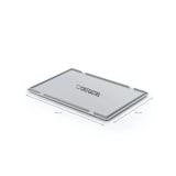 thumbnail of CHEFGASTRO Mega Deal 3x Pizzateigbehälter mit 3x Deckel | HxBxT 8,5x30x40cm | 9 Liter | Stapelbare Pizzaballenbox Pizzaballenbehälter Pizzateigbox