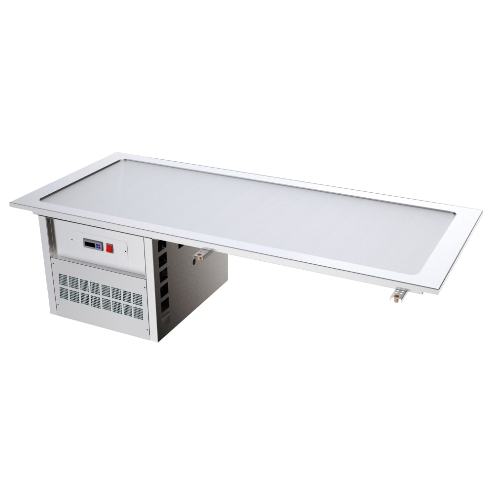 Chapa fria e lisa drop-in 3 gn 1/1 com grupo - 1100x610x460 mm - 480 W 230/1V - 111336FP Eurast