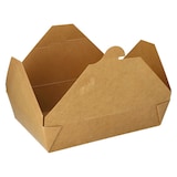 thumbnail of 3 X 50 Lunchboxen, Pappe "pure" 1500 ml 4,8 cm x 14 cm x 19,7 cm braun