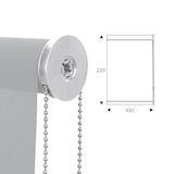 thumbnail of Estore Rocada 100cm comprimento x 220cm altura - cortina pérola com mecânica branca