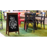 thumbnail of ALLboards Chevalet Stop Trottoir Cadre Supérieur Large avec Cadre en Bois Laqué 100×50cm