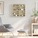 thumbnail of vidaXL Vitrinekast 60x8,5x58 cm bewerkt hout sonoma eikenkleurig