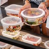 thumbnail of Garcia de Pou 6 Unità - Piatti Rotondi Con Coperchio 'Waki Glass' 620 Ml Ø 15X6/7 Cm Trasparente Cristal