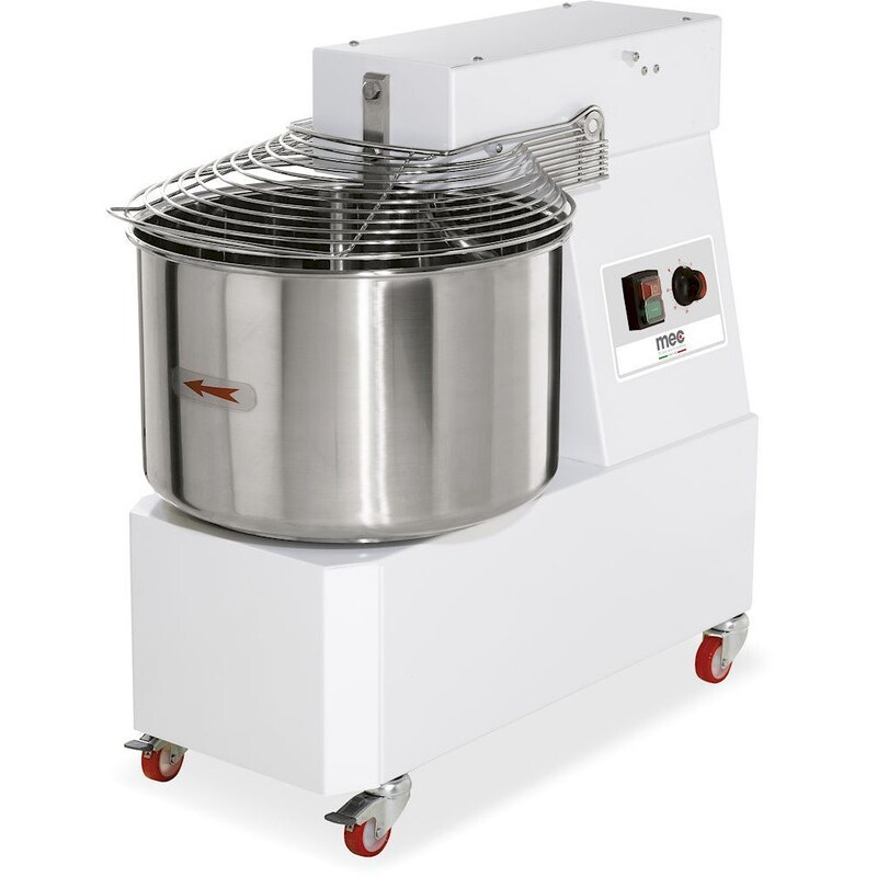 Amasadora de gancho espiral - MEC - GL 55 - Capacidad 55 lt - 43 Kg - 2 Velocidades