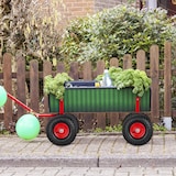 thumbnail of Relaxdays Sackkarrenrad 2er Set, 4.10 3.50-4, luftbereift, Stahlfelge, 136 kg, Schubkarrenrad, Ersatzrad, schwarz/rot