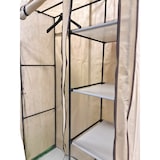 thumbnail of Armadio guardaroba in tessuto con ripiani Basic