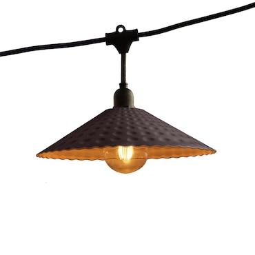 Lumisky VINTY 20xE27 10M Luci a stringa collegabili Acciaio grigio