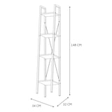 thumbnail of Smalle Etagere Kast 4 Planken - Opbergkast Open - Bruin