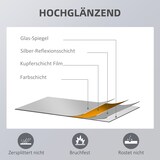 thumbnail of Ganzkörperspiegel Wandspiegel 125x45 cm mit Holzrahmen Naturholz zum Anlehnen oder zur Wandmontage horizontal vertikal klare Sicht