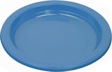 thumbnail of MONOUSO - Prato em Plastico PS Reutilizável Raso Azul Escuro Ø22cm (25 Uds)