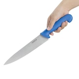 thumbnail of Couteau de cuisinier Hygiplas bleu 215mm