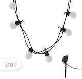 thumbnail of Lumisky PARTY 10 LED 5,7M Solar-Lichterkette Plastik Weiss
