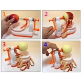 thumbnail of WellHome - Pelador de fruta de plástico ABS color Naranja y blanco