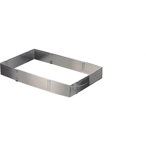 2x Backform ausziehbar aus flexiblem Edelstahl