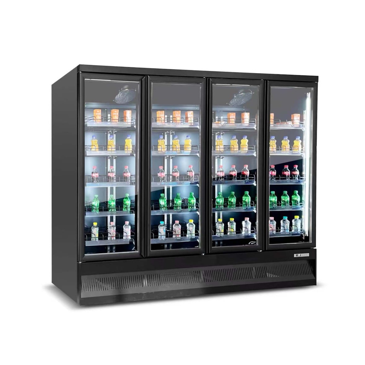 Gastro Getränkekühlschrank Kühlschrank Gewerbekühlschrank 2500l 2-10°C 4 Türen