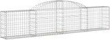 thumbnail of vidaXL Gabionen mit Hochbogen 9 Stk. 300x30x60/80 cm Verzinktes Eisen