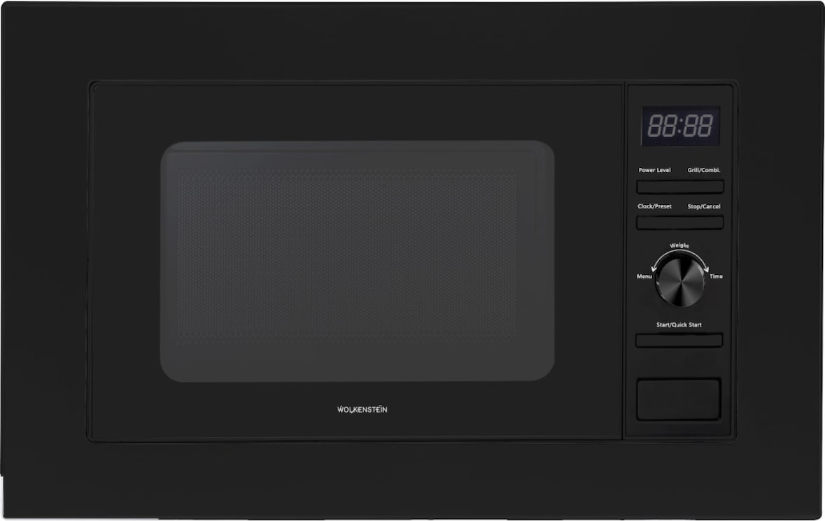 Wolkenstein Einbaumikrowelle WMW800-20GB EB - schwarz 800W Grill 900W