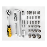 thumbnail of Malette à outils 84 pièces Chrome vanadium Boite à outils Finition chromée satinée VITO