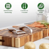 thumbnail of Bikolo® Dunschiller Set Roestvrij Staal - Dunschillers - RVS Dunschiller Aardappel - Aardappelschiller