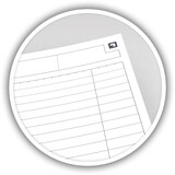 thumbnail of Collegeblock NOTEBOOK, Tablet-Format, B5, liniert, 80 Blatt, 90g/qm, Optik Paper
