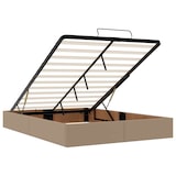 thumbnail of vidaXL Ottoman-Bett mit Matratzen & LEDs 140x190cm Kunstleder