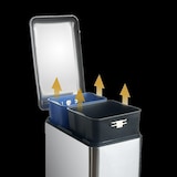 thumbnail of KITCHEN MOVE poubelle pédale tri sélectif 50l bat-grj50l