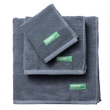 thumbnail of Benetton Set 3Pcs Toallas De Baño (30X50+50X90+70X140Cm) 450 Gsm 100%Algodon Gris Oscuro