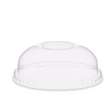 thumbnail of Deckel ohne Loch, Domdeckel RPET - 800 Stück, transparentes recyceltes PET für Cups, klare Becher 225 und 300 ml