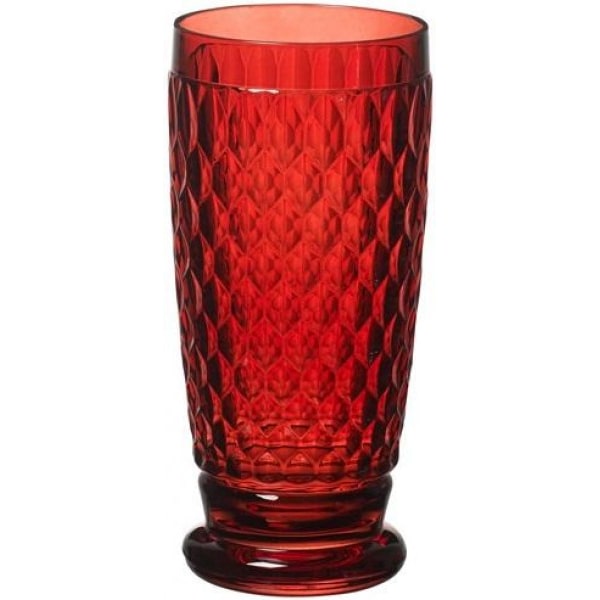 Villeroy & Boch Boston Coloured Longdrinkglas / Bierbecher Red 16,2cm 300ml