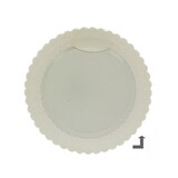 thumbnail of MONOUSO - Pappteller Spitzenpapiere Rund Schwarz 28 cm (50 Stück)