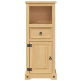 thumbnail of Helloshop26 - Badezimmerschrank Corona effiziente Aufbewahrung 45 x 33 x 110 cm Kiefernholz massiv honigfarben 02_0057602