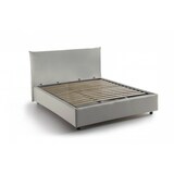 thumbnail of Dmora Doppelbett Dbranc, Bettkasten mit Stoffbezug, 100 % Made in Italy, Öffnung vorne, inklusive Matratze 120 x 190 cm, Beige