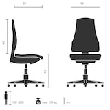 thumbnail of Stuhl VANTAGGIO BRUSH seidenmatt weiss hjh OFFICE