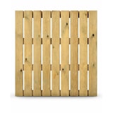 thumbnail of Loseta de madera de pino suelo exterior 100x100x3,3 cm tratada autoclave nivel 3 para jardín
