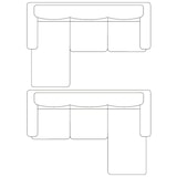 thumbnail of vidaXL L-vormige bank 3-zits kunstleer zwart