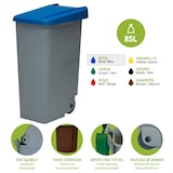 thumbnail of Abfallbehälter Recycle geschlossen 85 Liter. Farbe Blau.