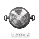 thumbnail of STONELINE® CERAMIC Servierpfanne 24 cm, Keramik-Beschichtung, mit Aroma-Glasdeckel, Induktion