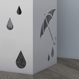 thumbnail of HOMCOM Suporte para Guarda-Chuvas com 4 Ganchos e Bandeja de Gotejamento Amovível Porta Guarda-Chuvas 15,5x15,5x41 cm Branco