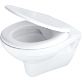 thumbnail of Wand WC Weiß Tiefspüler spülrandlos mit Softclose Sitz