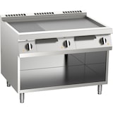 thumbnail of Elektro-Grillplatte aus Edelstahl 2/3 glatt + 1/3 gerillt 16,2kW 3 Heizzonen