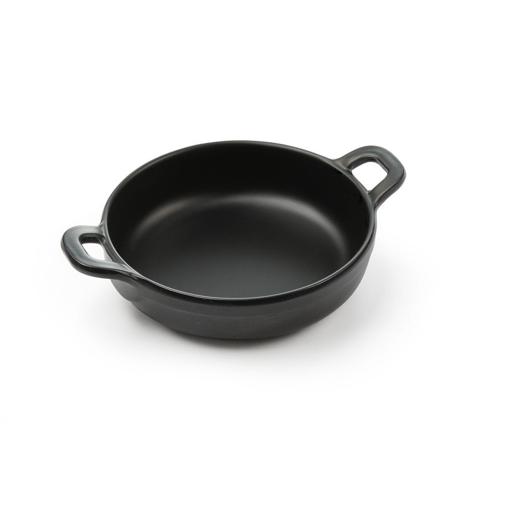 HENDI Mini ronde pan Little Chef, Zwart, 150x115x(H)37mm