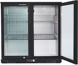 thumbnail of GastroHero Barkühlschrank ECO 230 schwarz 218 Liter Getränkekühlschrank unterbaufähig LED 2 Glastüren Umluft