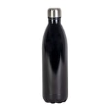 thumbnail of Intirilife Trinkflasche aus Edelstahl in SCHWARZ - 1 Liter Füllmenge - Thermoskanne Isolierflasche Auslaufsicher Thermosflasche für Wasser Tee Kaffee