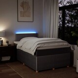 thumbnail of vidaXL Boxspringbett mit Matratze Taupe 120x200 cm Stoff