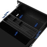 thumbnail of Helloshop26 - Caisson armoire de bureau mobile verrouillable avec 3 tiroirs rangement de documents papeterie préassemblé pour bureau 12_0004819