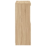 thumbnail of Helloshop26 - Buffet credenza cassettiera armadio mobile contenitore organizer per cucina soggiorno salotto con luci LED Sonoma 02_0029963