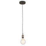 thumbnail of Candeeiro suspenso VINTAGE E27 até 60 watts Metal antigo castanho | LE25054