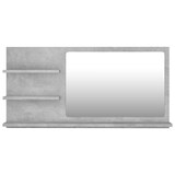 thumbnail of vidaXL Badspiegel Betongrau 90x10,5x45 cm Holzwerkstoff